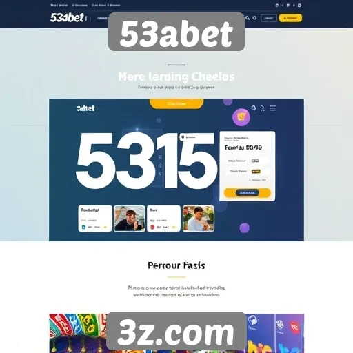 Novidades no design do site 53abet